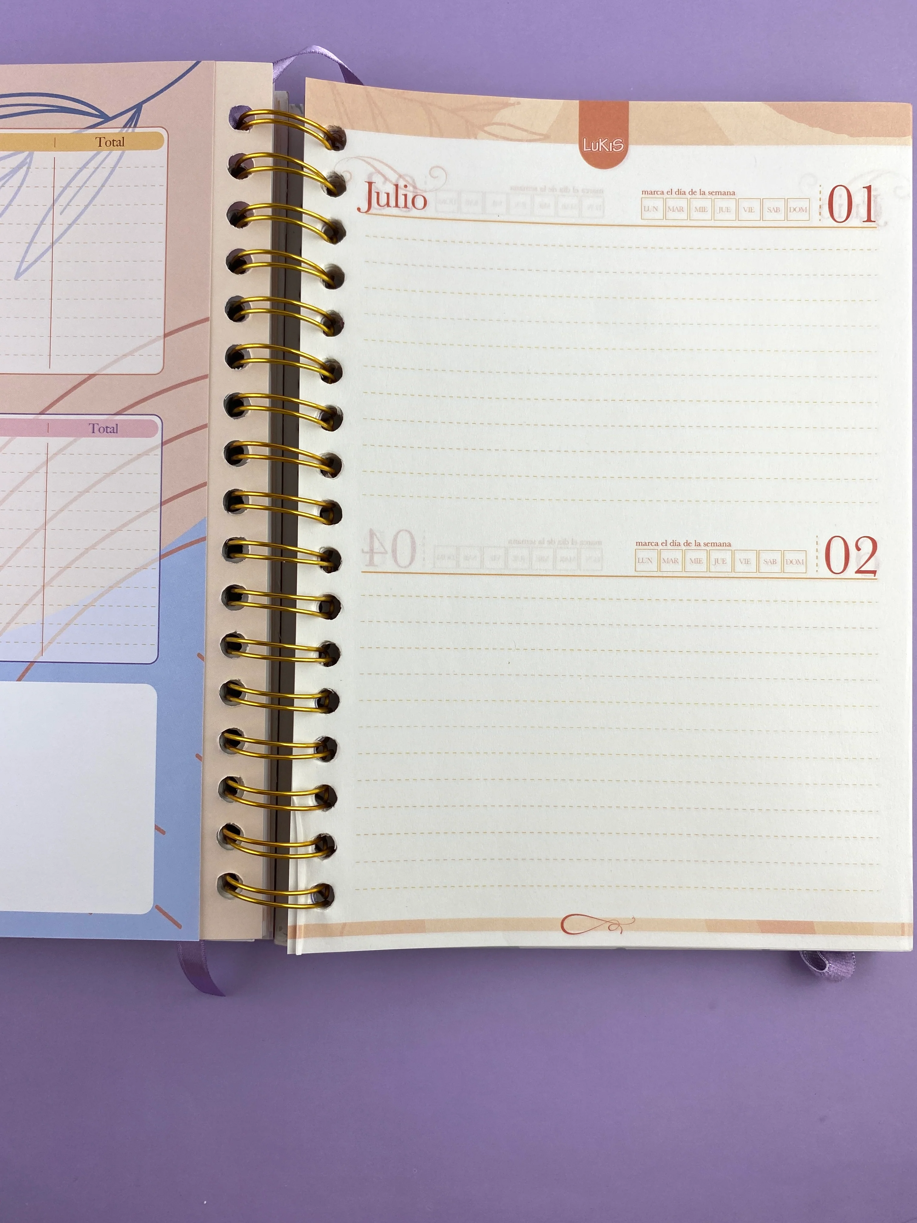 Agenda lukis permanente degrade rosada - Image 4