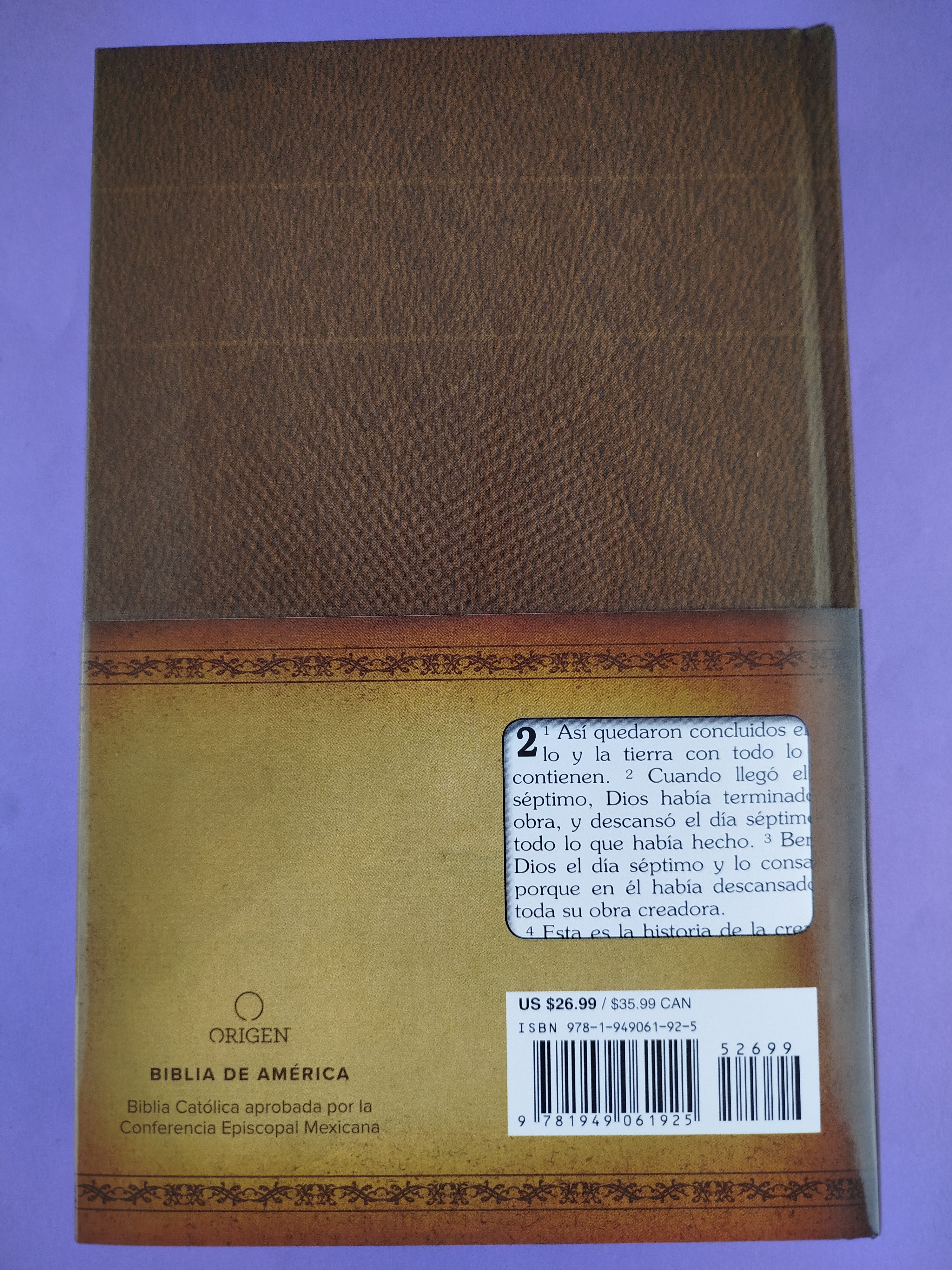 Biblia católica letra grande pasta dura sin cierre - Image 5
