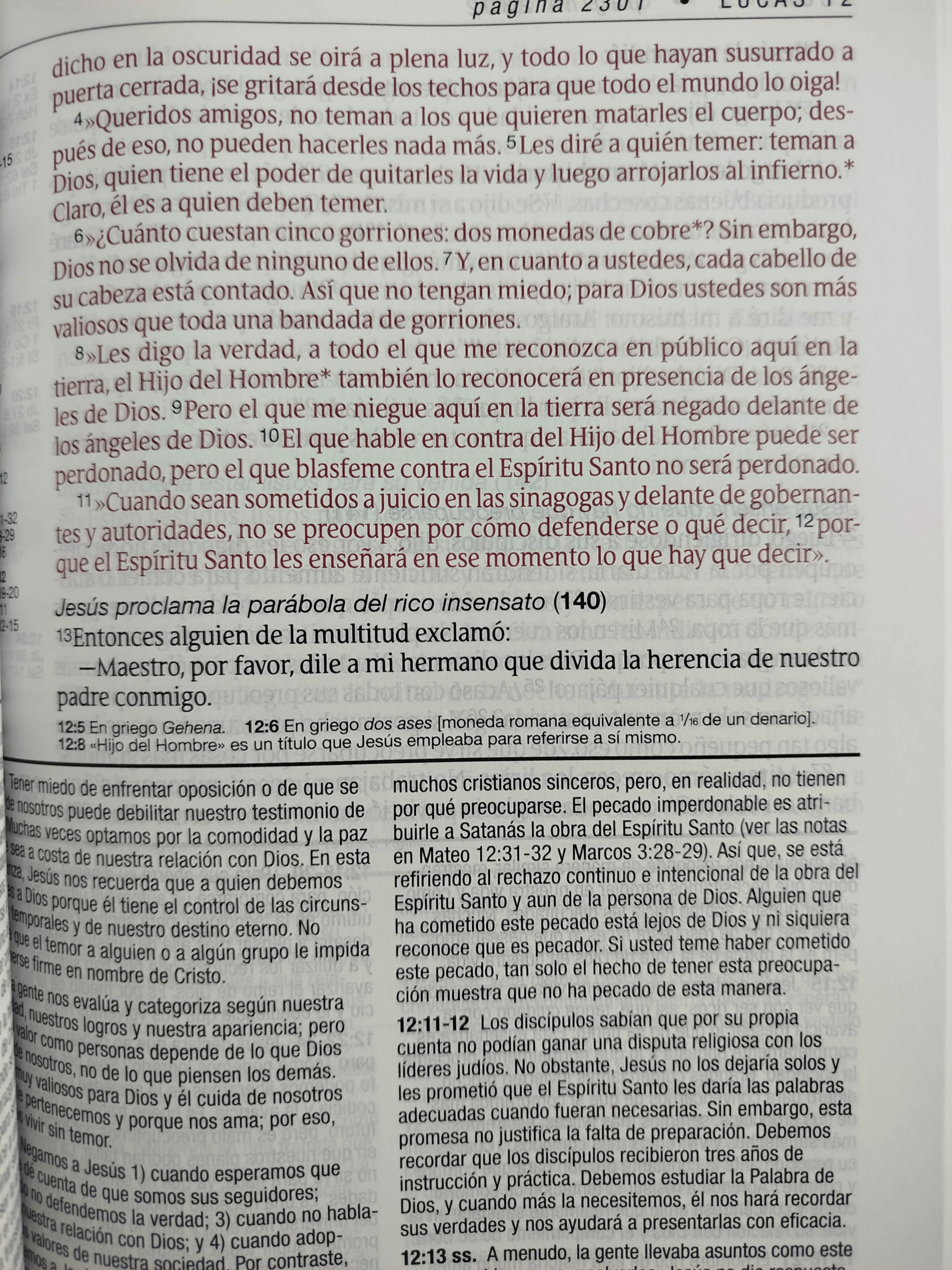 Biblia de estudio diario vivir pasta dura letra grande - Image 4