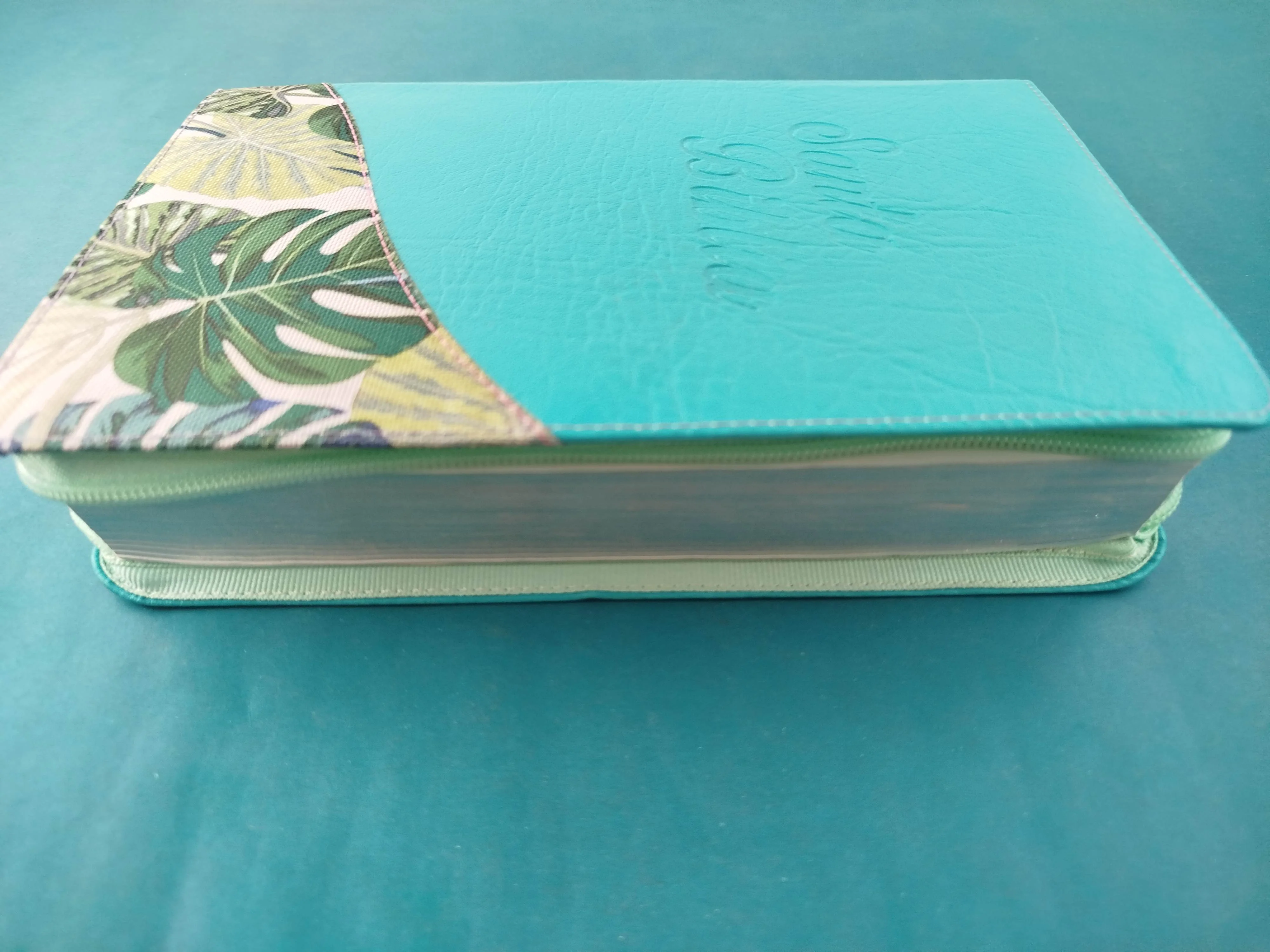 Biblia encuentro diario con Dios azul aguamarina QR - RVC - Image 2