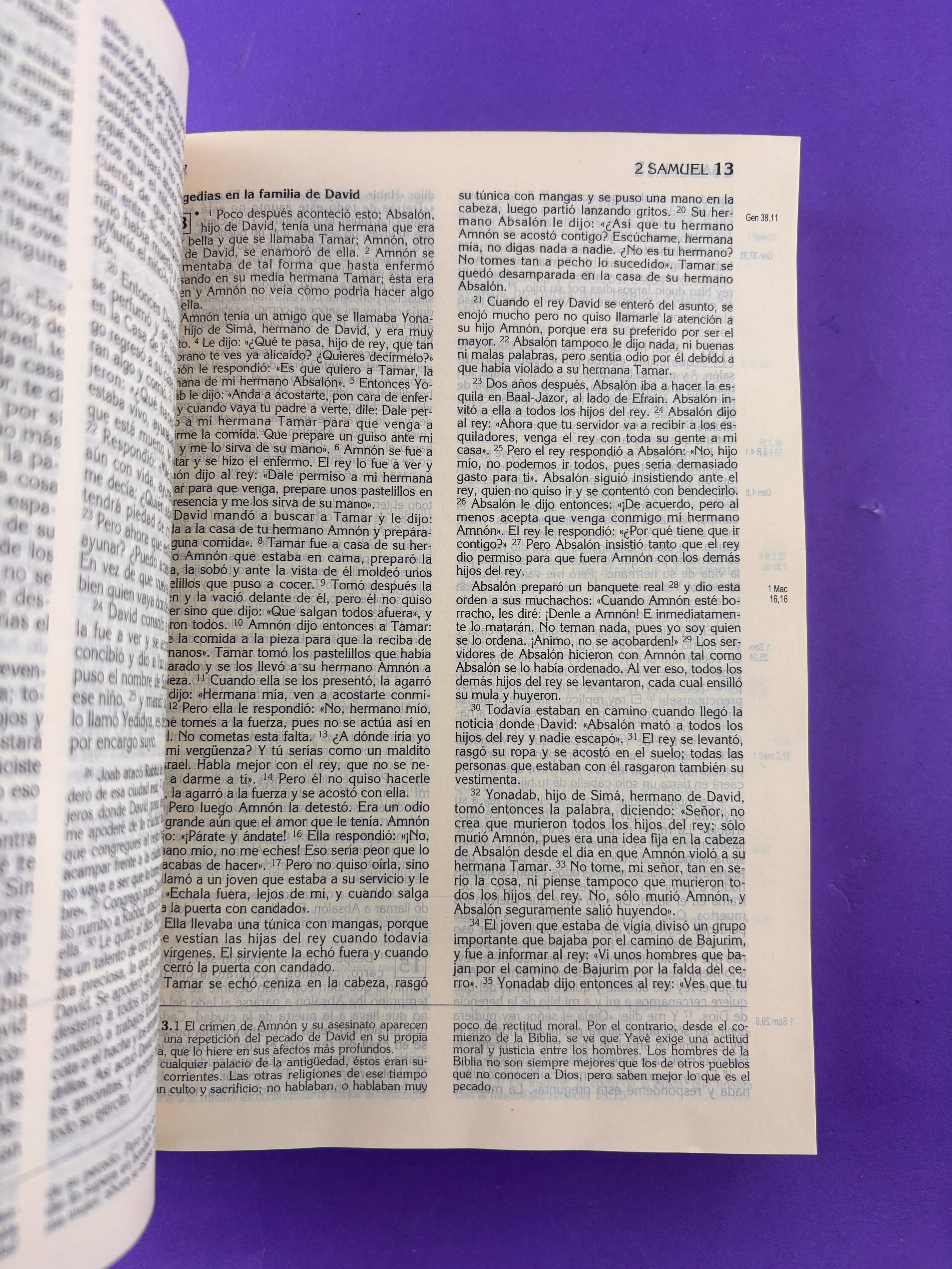 Biblia Latinoamérica Tapa Blanda roja - Image 3