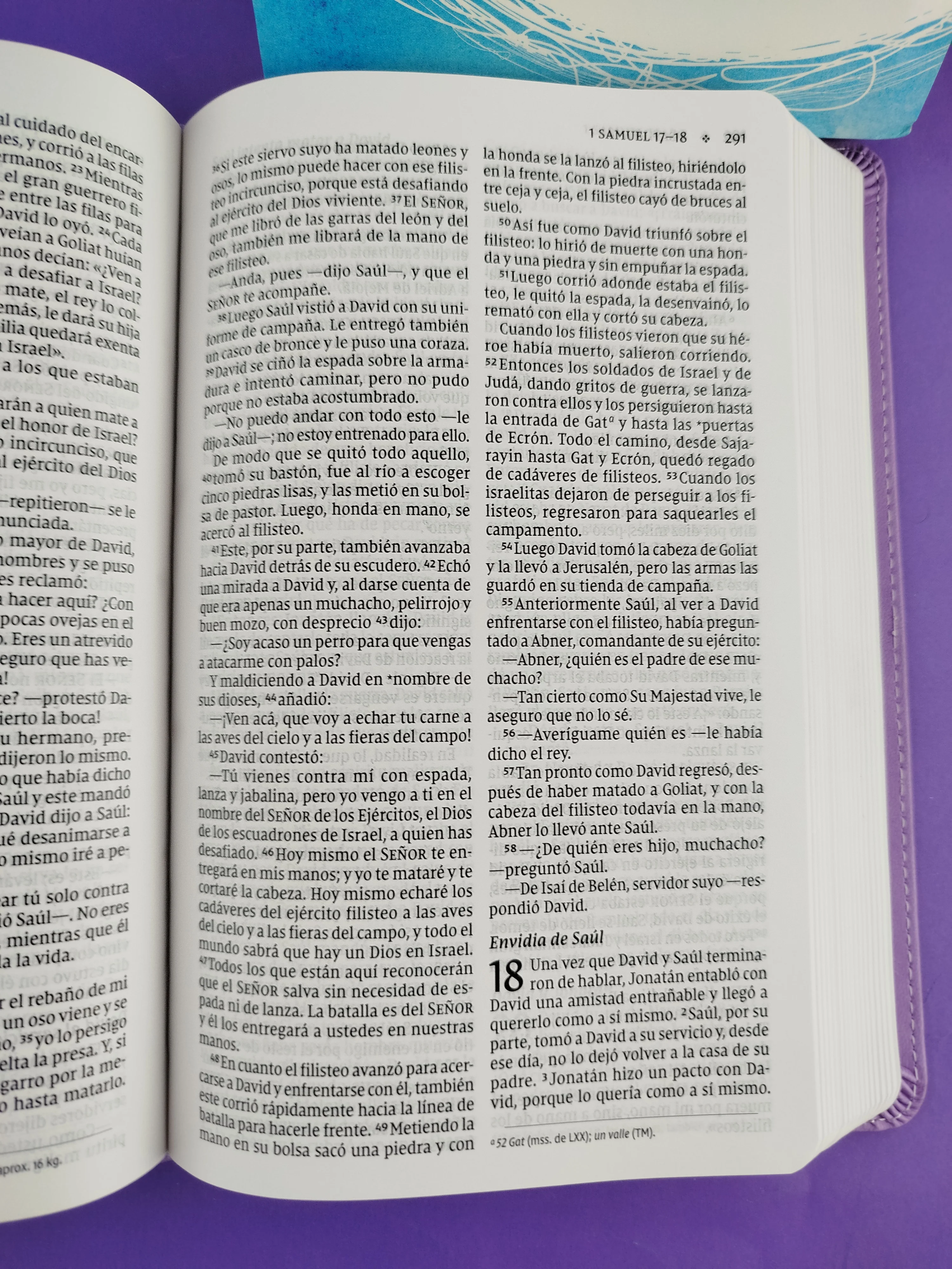 Biblia para niños nvi lila letra grande revisión 2022 - Image 3