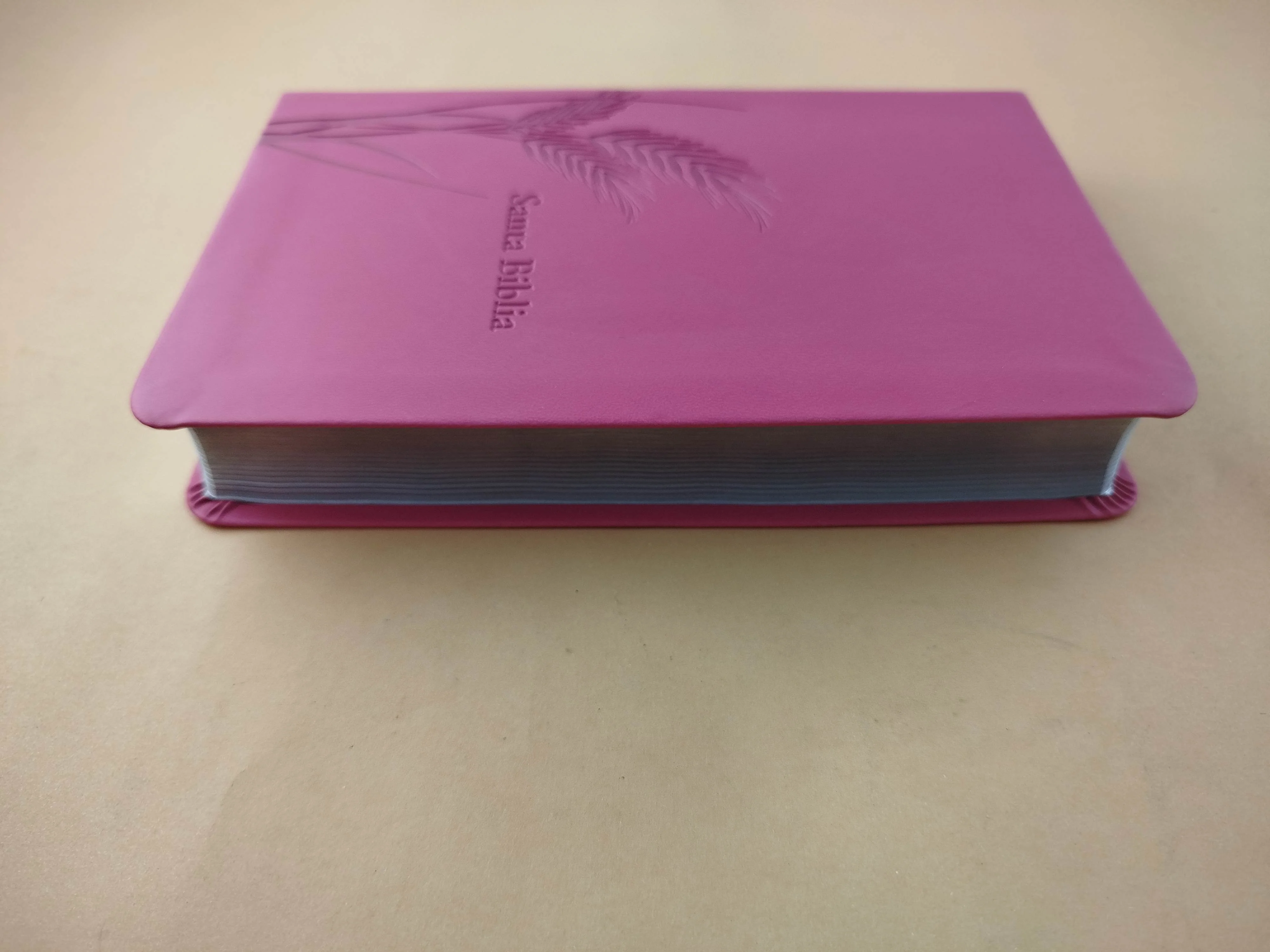 Biblia promesas fucsia canto plateado sin cierre - Image 2