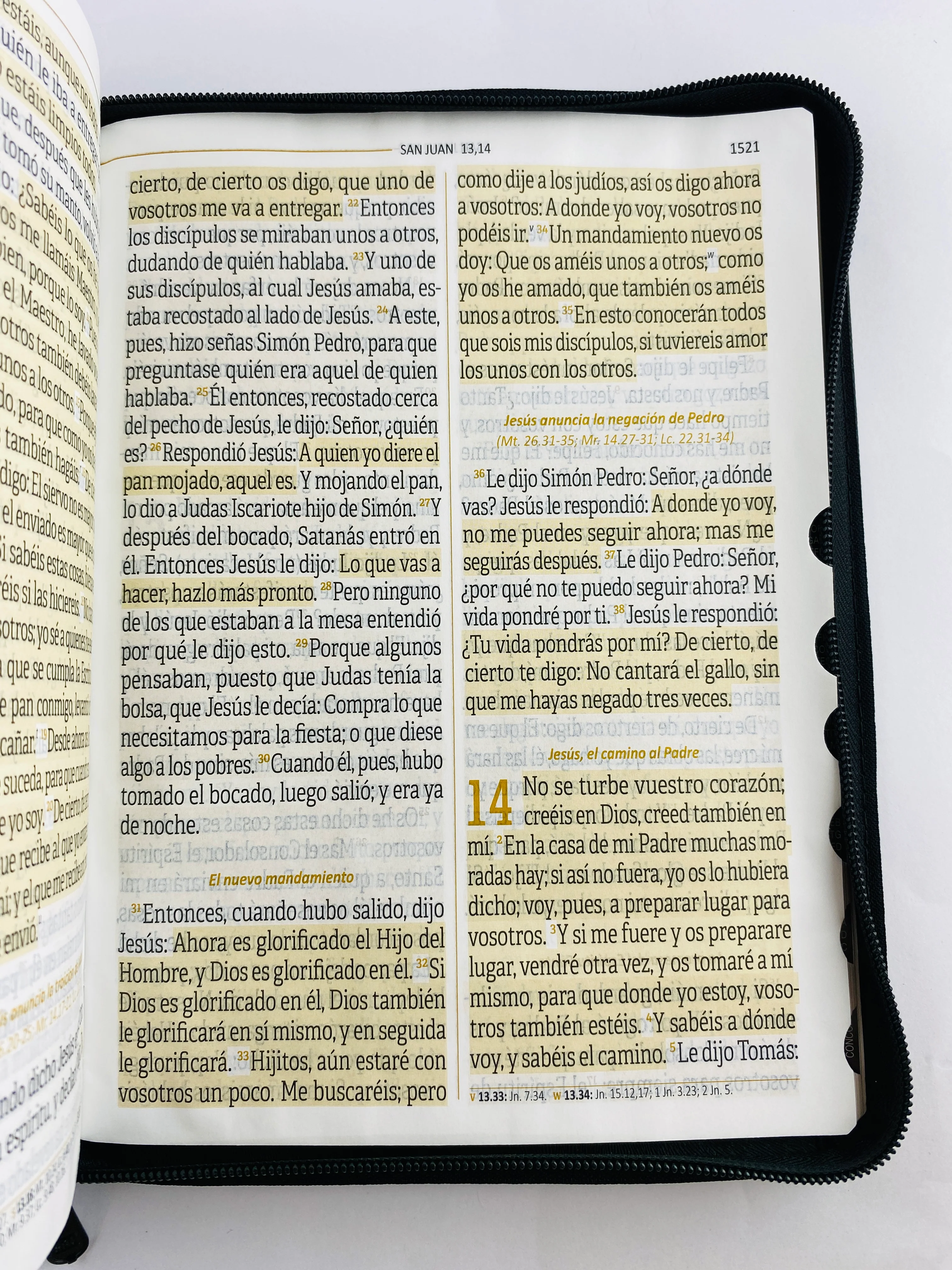 Biblia reina valera 1960 letra súper gigante negra con índice - Image 3