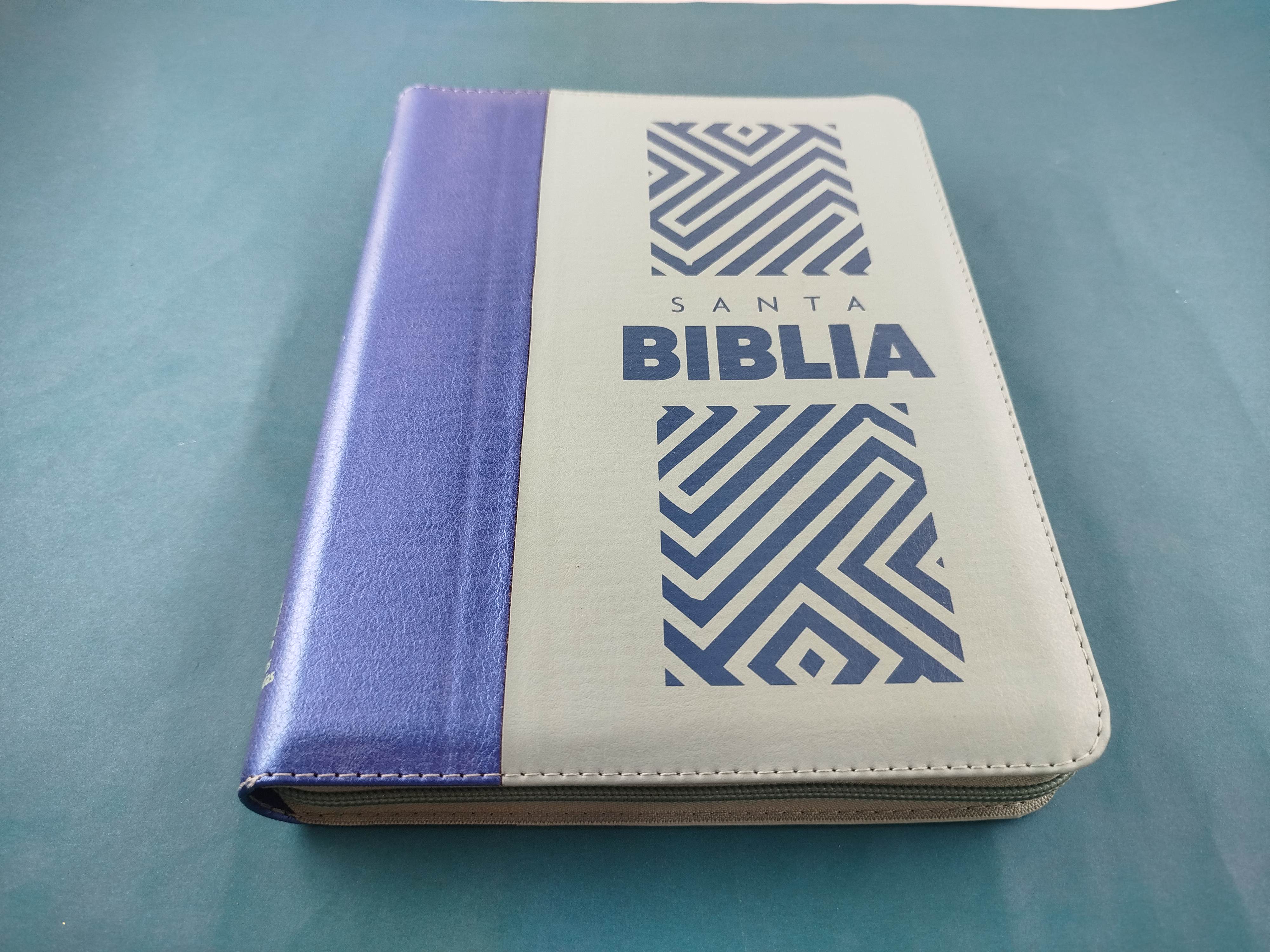 Biblia rvr 1960 Letra Gigante Verde Azul - Image 2