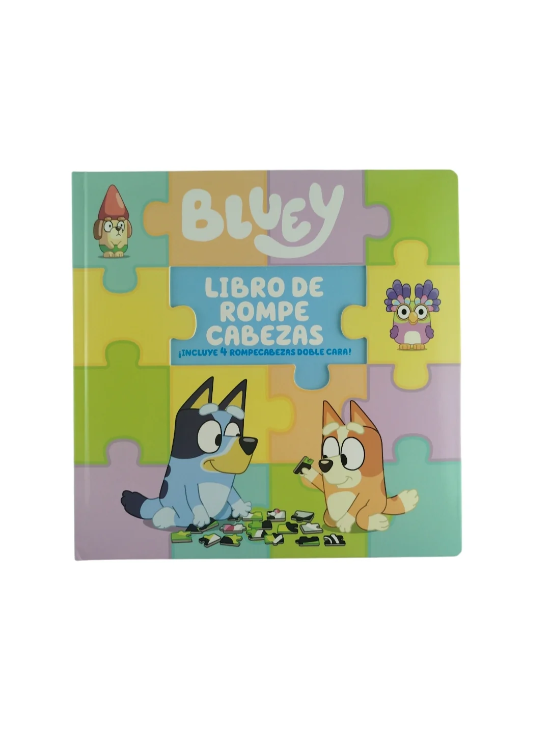 Bluey libro de rompe cabezas