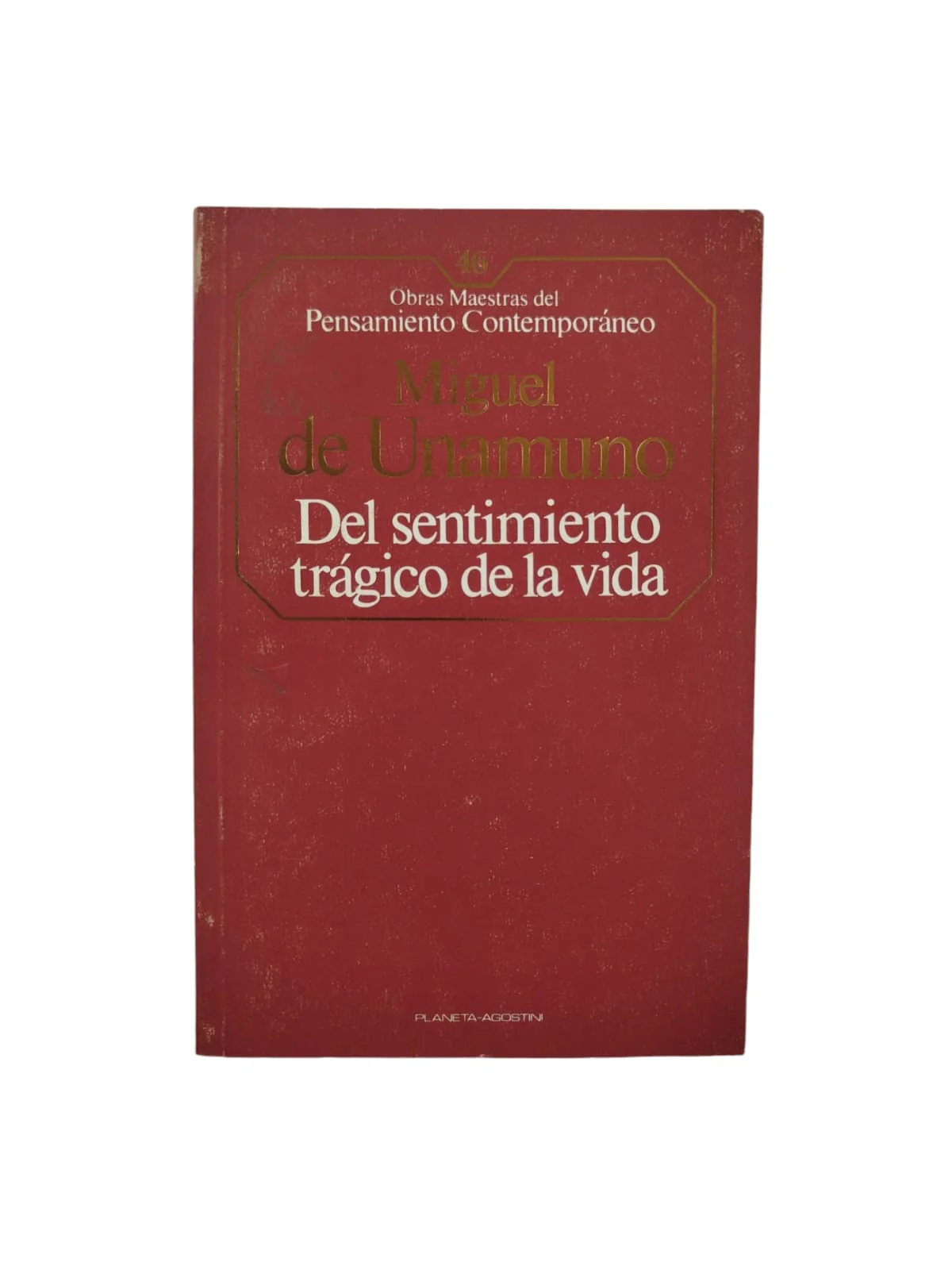 Del sentimiento trágico de la vida