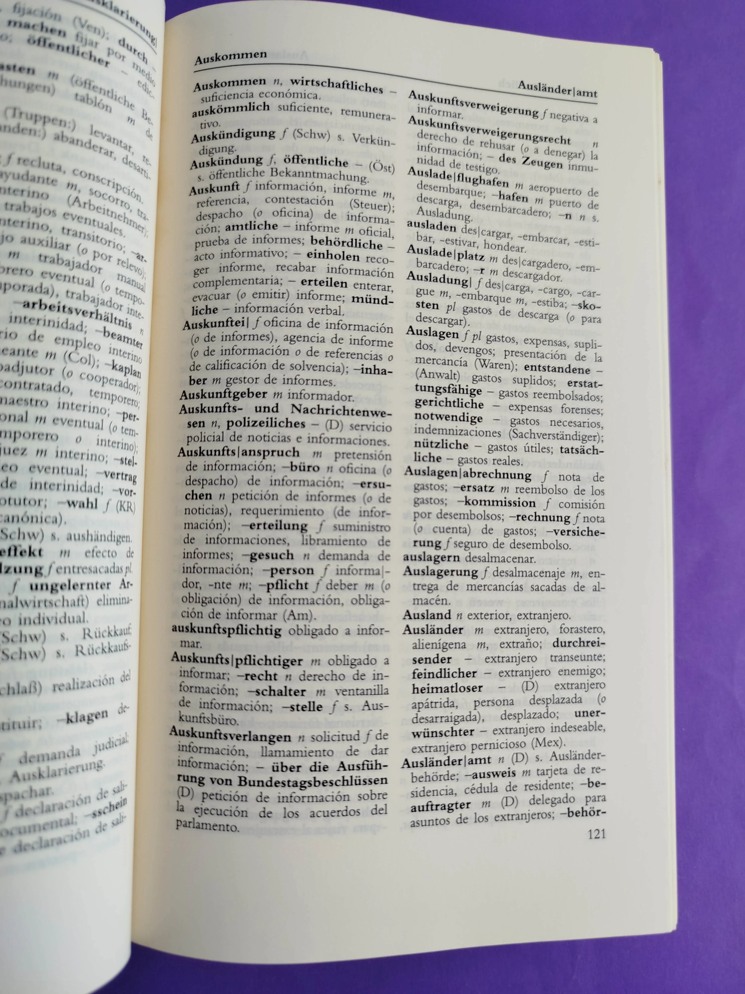 diccionario jurídico y económico wörterbuch der Rechts-Und wirtschaftssprache 5ta Ed. Dos tomos - Image 5