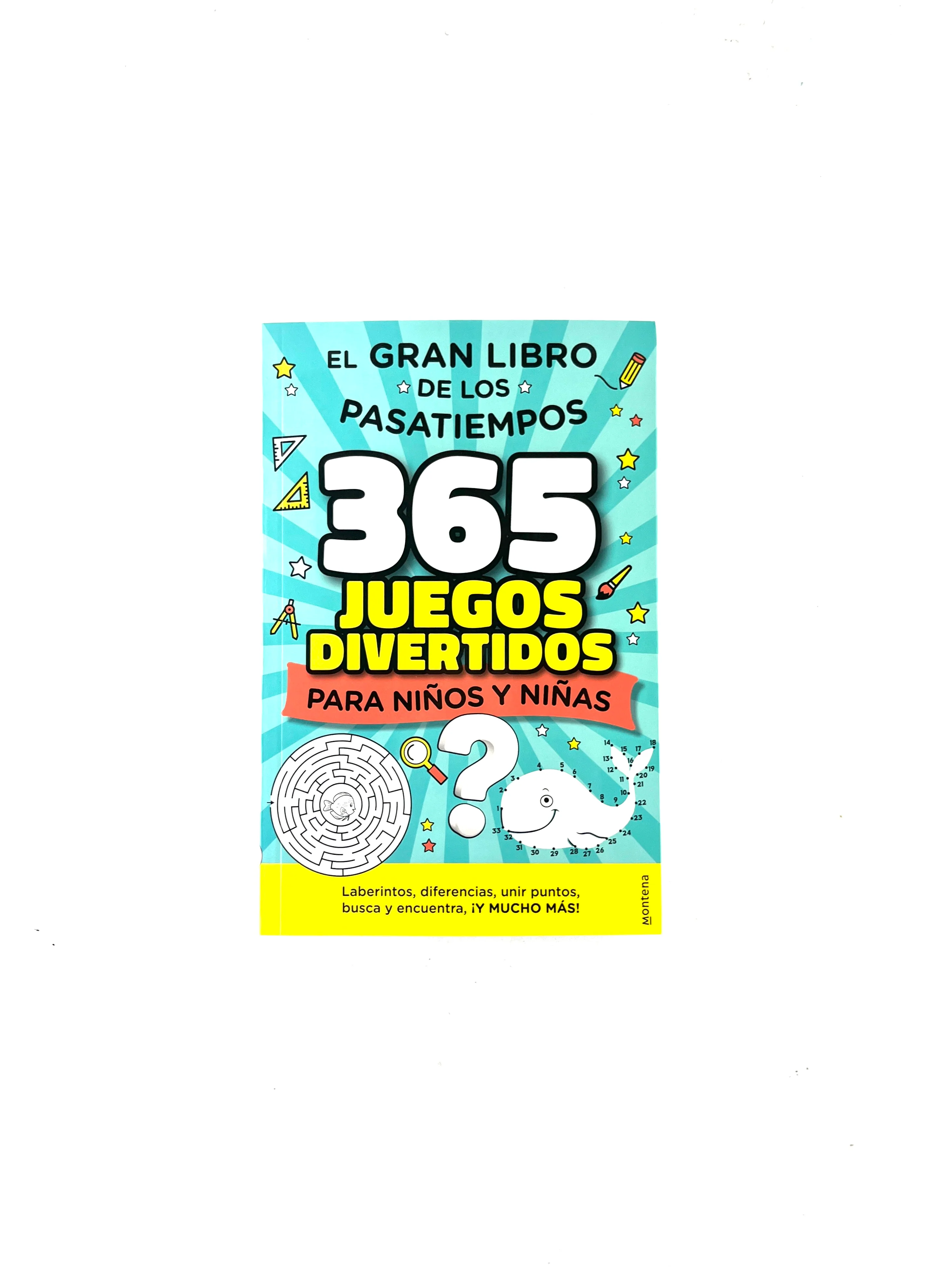 El gran libro de los pasatiempos 365 juegos divertidos para niños y niñas