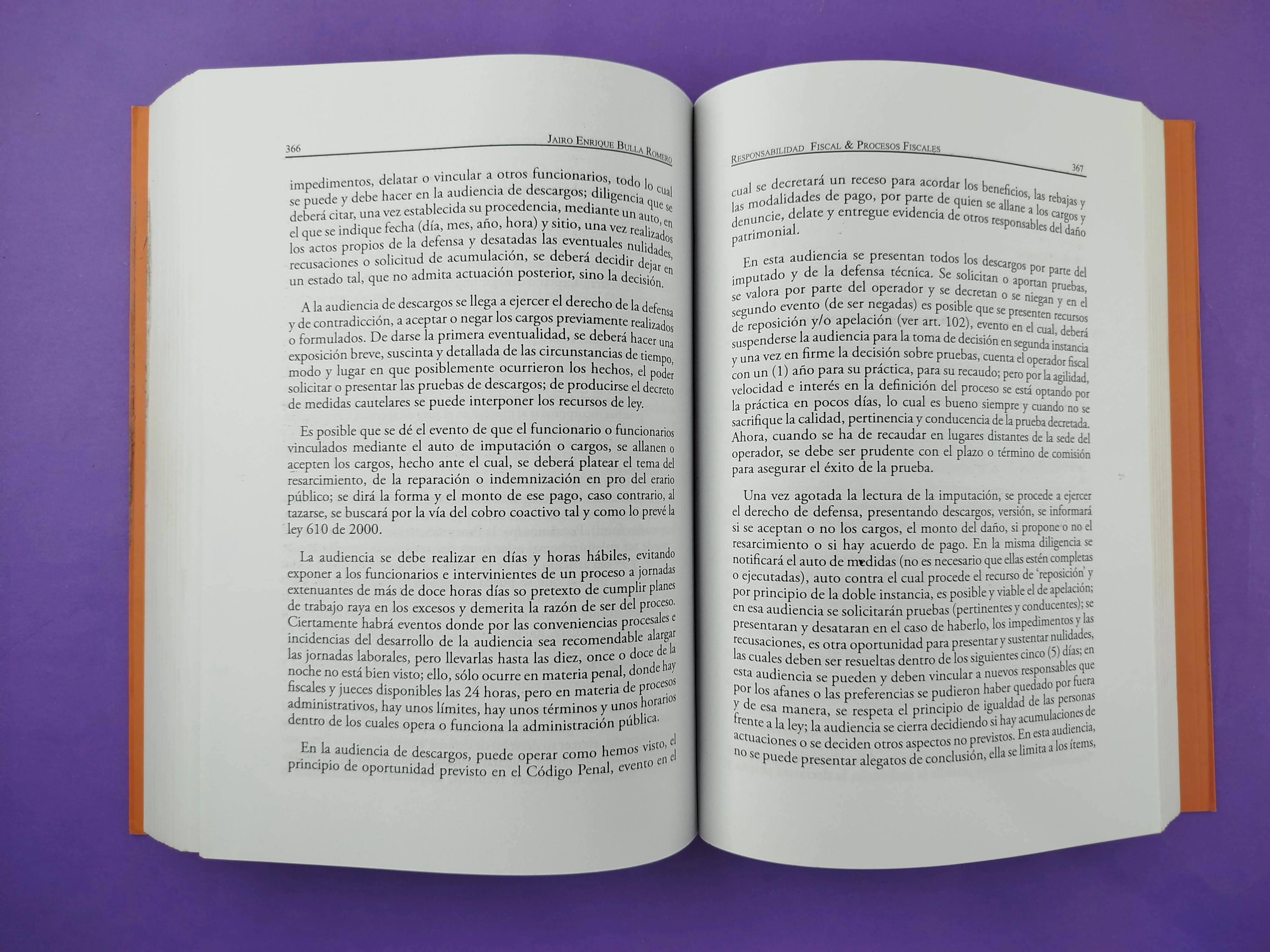 El libro Responsabilidad fiscal & procesos fiscales segunda edición - Image 3