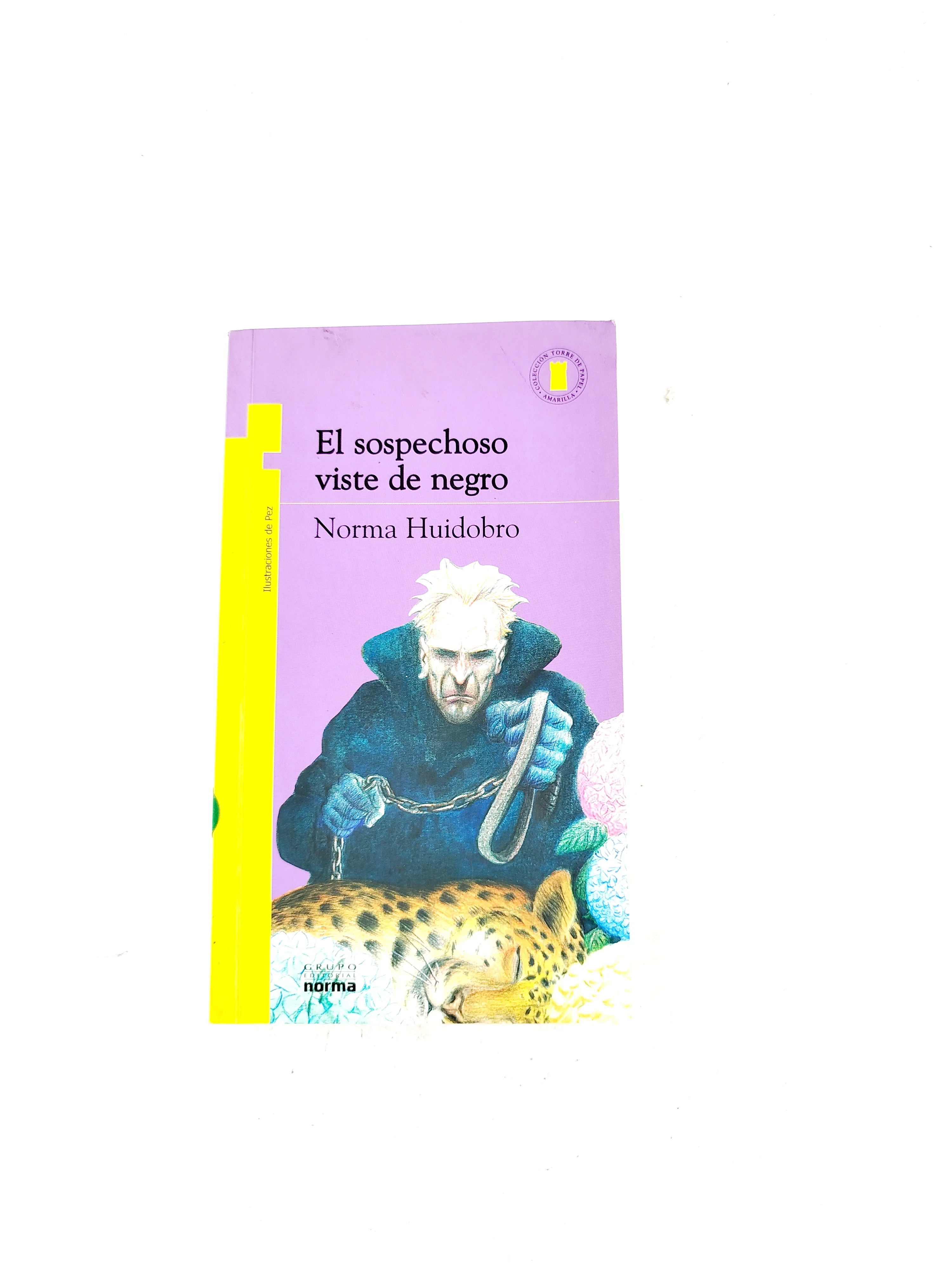 El sospechoso viste de negro libro