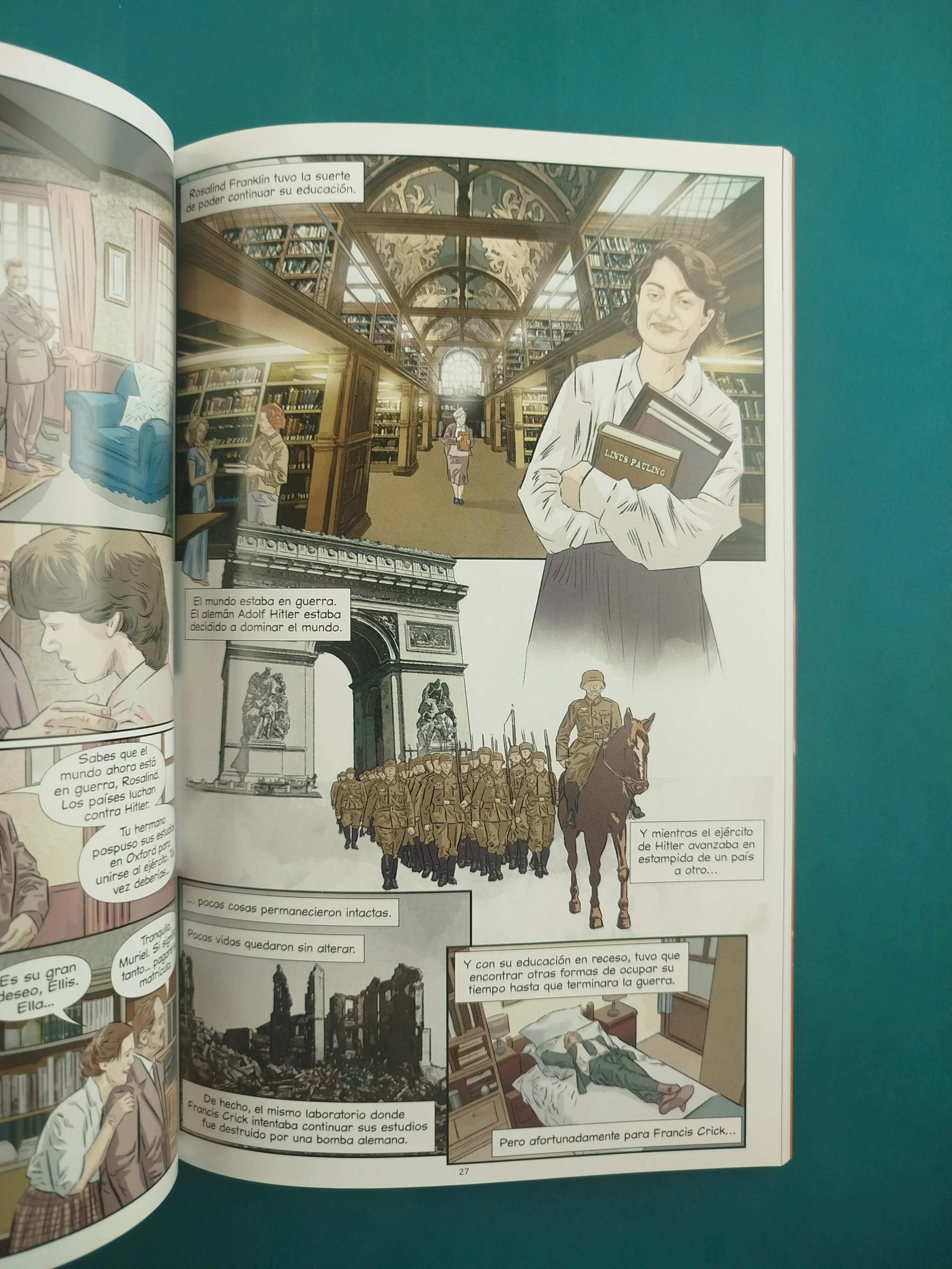 Ellos cambiaron el mundo Crick y Watson novela gráfica - Image 3