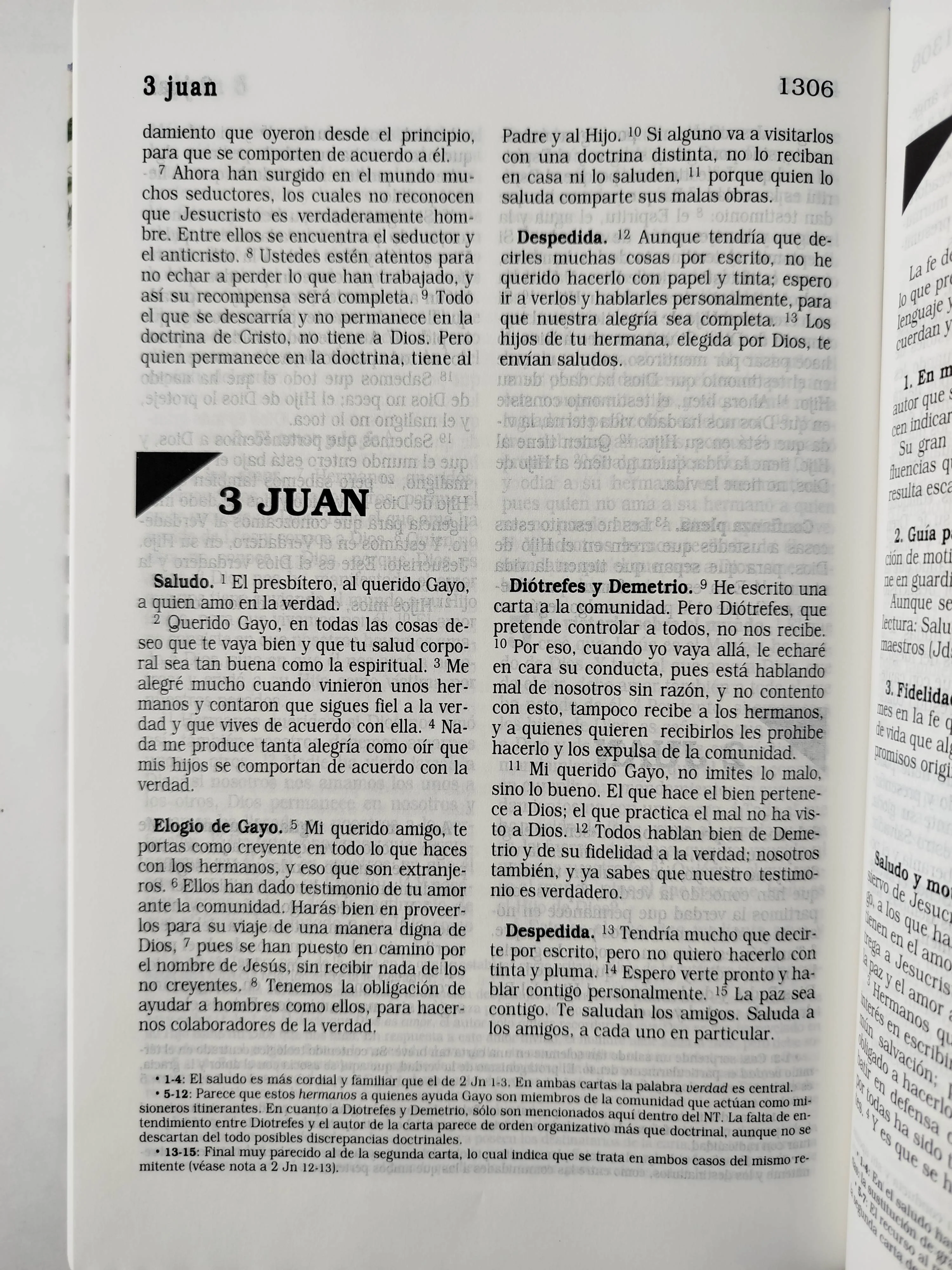 La Biblia Católica: Edición letra grande. Tapa dura, morada con flores - Image 5
