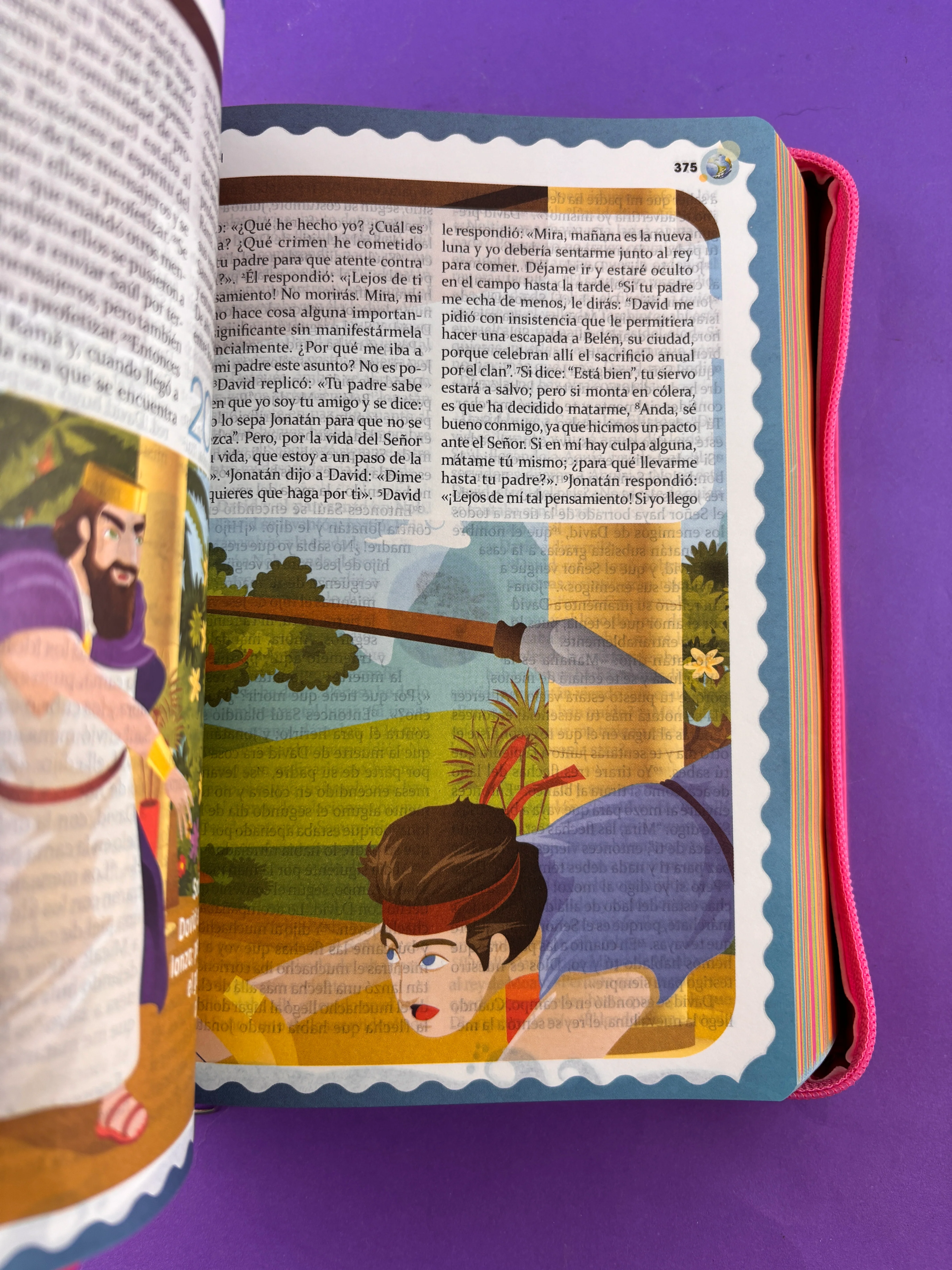 Sagrada biblia de américa infantil estuche fucsia - Image 3