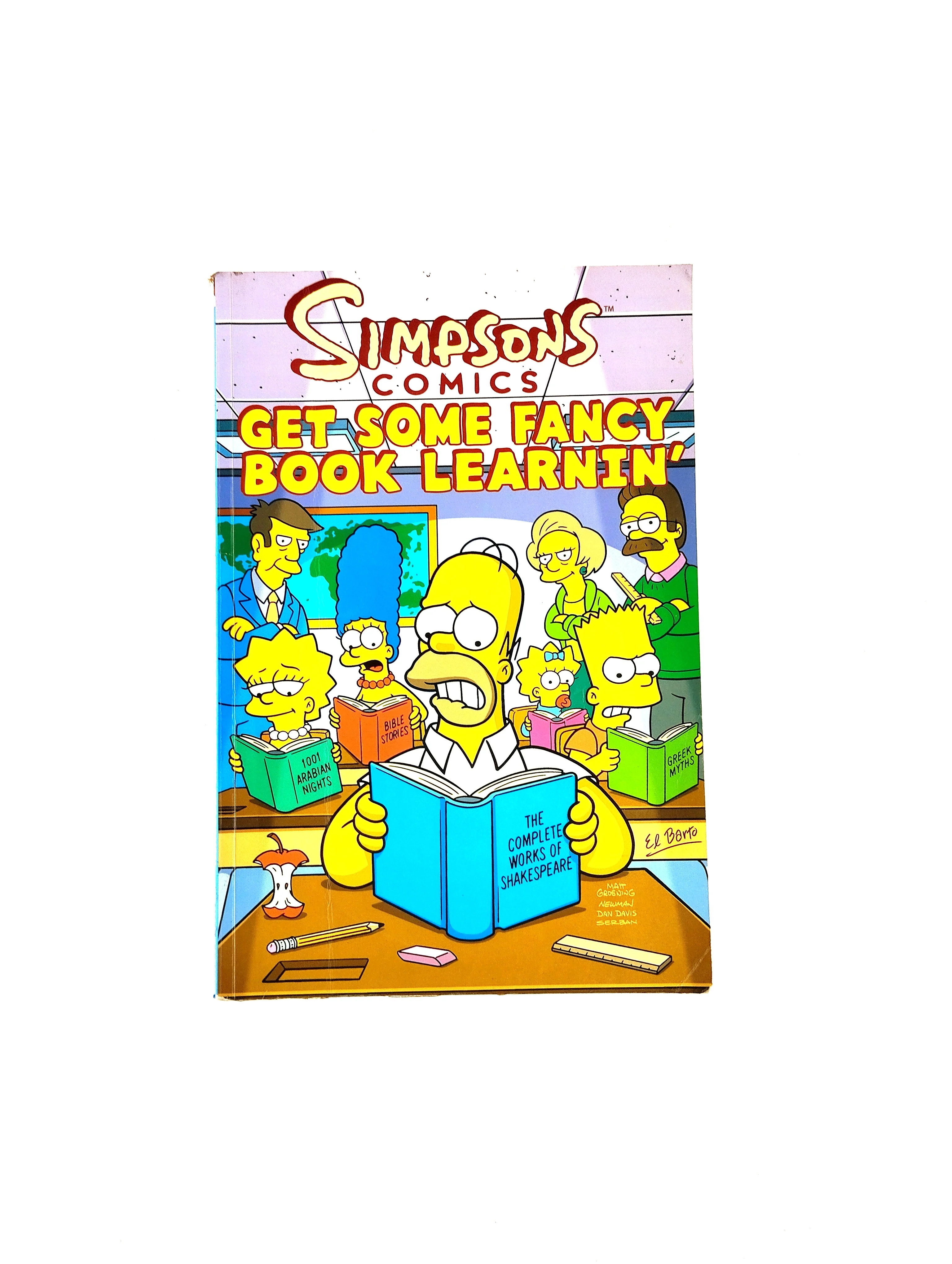Simpson comics get some fancy book learnin